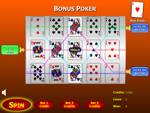 Bonus Poker Slots Game