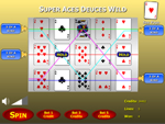 Super Aces Deuces Wild Poker Slots Game