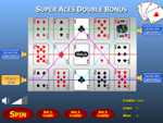 Super Aces Double Bonus Poker Slots Game